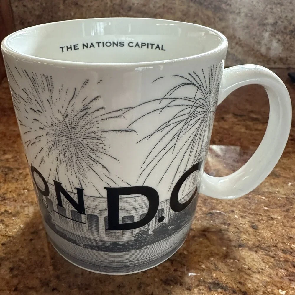 Starbucks Barista Skyline Series One 2002 The Nations Capital Washington, DC VTG